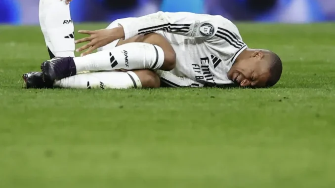 Kylian Mbappé blessé
