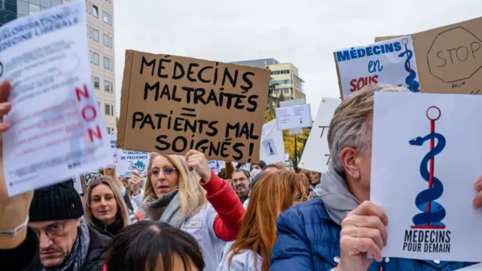 médecins en grève mobilisation lutte contre les déserts médicaux