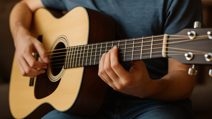 comment apprendre la guitare guitare débutant, cours de guitare maison, apprendre instrument